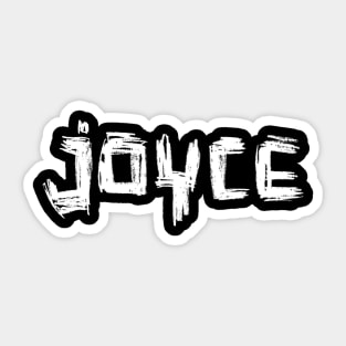 Irish Writer Name: Joyce in Handwriting Sticker